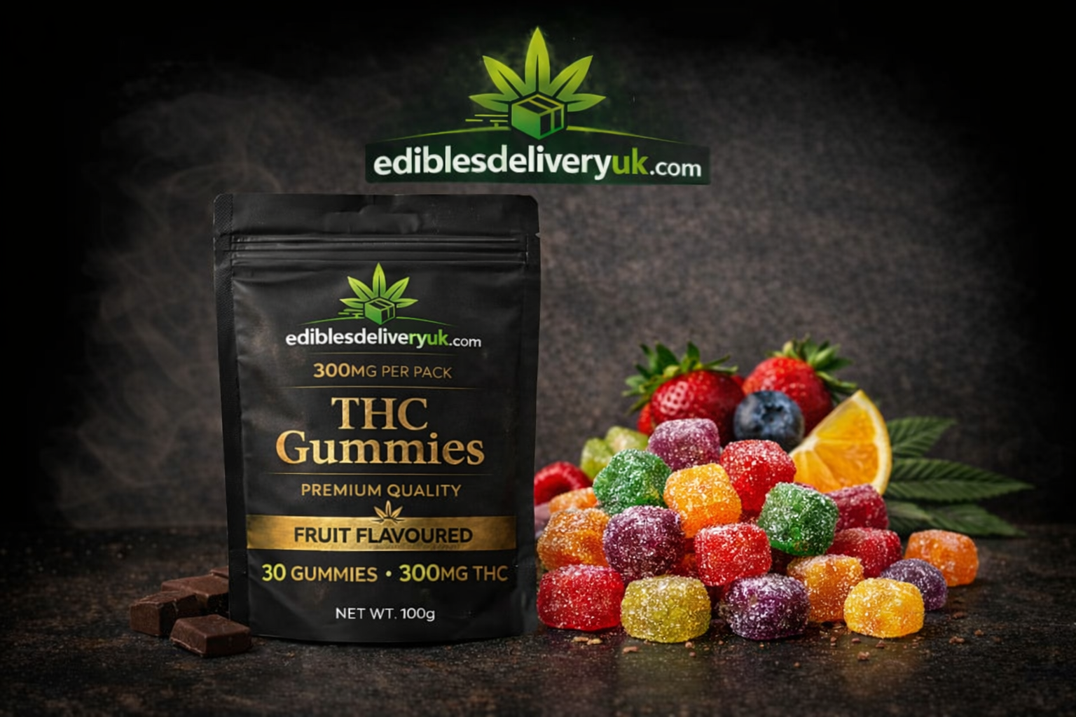 300mg THC Gummies UK – Premium Fruit Flavoured THC Edibles 300mg THC Gummies UK – Premium Fruit Flavoured THC Edibles 30 Gummies | EdiblesDeliveryUK