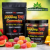 2000mg THC Gummies UK extreme strength premium edibles fruit flavour lab tested