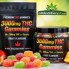 3000mg THC gummies UK ultra extreme strength premium cannabis edibles container