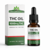 1000mg THC oil UK premium cannabis tincture bottle with dropper