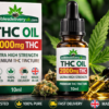 2000mg THC oil UK ultra high strength premium cannabis tincture bottle