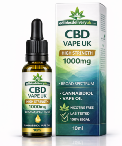1000mg CBD Vape UK High Strength Broad Spectrum Cannabidiol Vape Oil 10ml